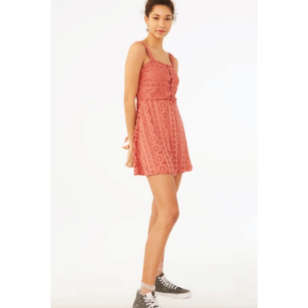 Lace Corset Style with Smocked Back Dress